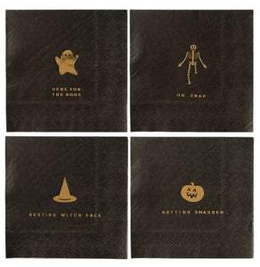 Spooky Halloween cocktail napkins