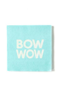 Party Animals Bow Wow Cocktail Napkins