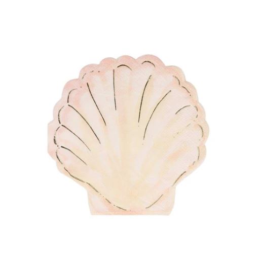 Watercolour Clam Shell Napkins