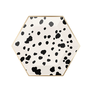 Dalmatian Black & White Paper Plates