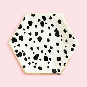 Dalmatian Black & White Paper Plates