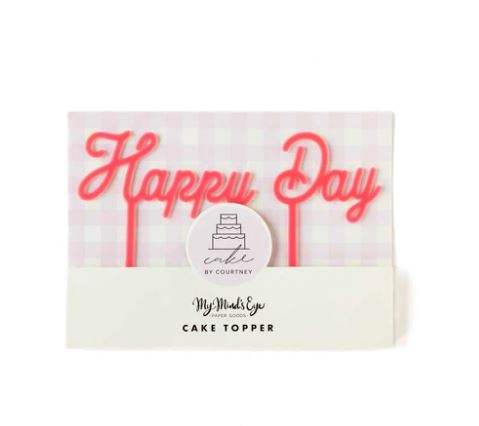 Happy Day Cake Topper