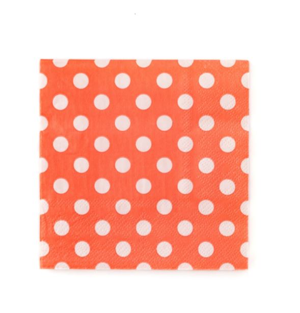 Garden Party Polka Dot Cocktail Napkin