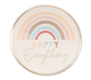 Happy Everything Boho Rainbow Plates