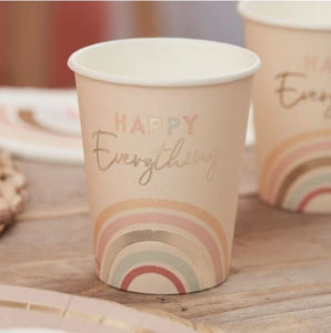 Happy Everything Boho Rainbow Cups