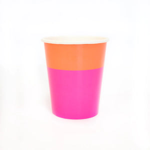 Pink & Orange Cups