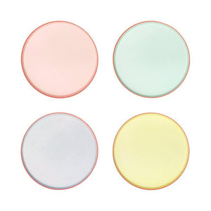 Pastel Neon Edge Side Plates