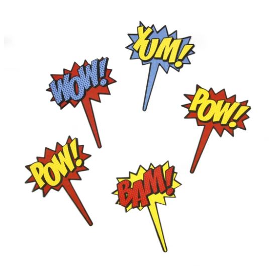 Comic Pop Cupcake Kit