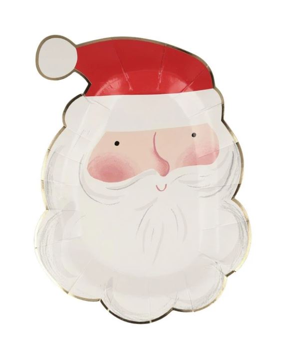 Jolly Santa Plates