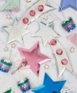 Metallic Foil Star Plates