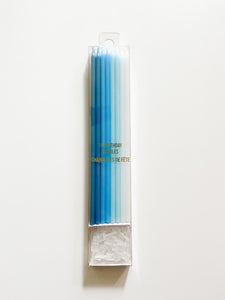 Blue Birthday Candles