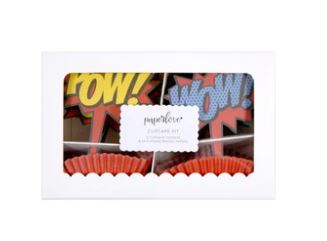 Comic Pop Cupcake Kit